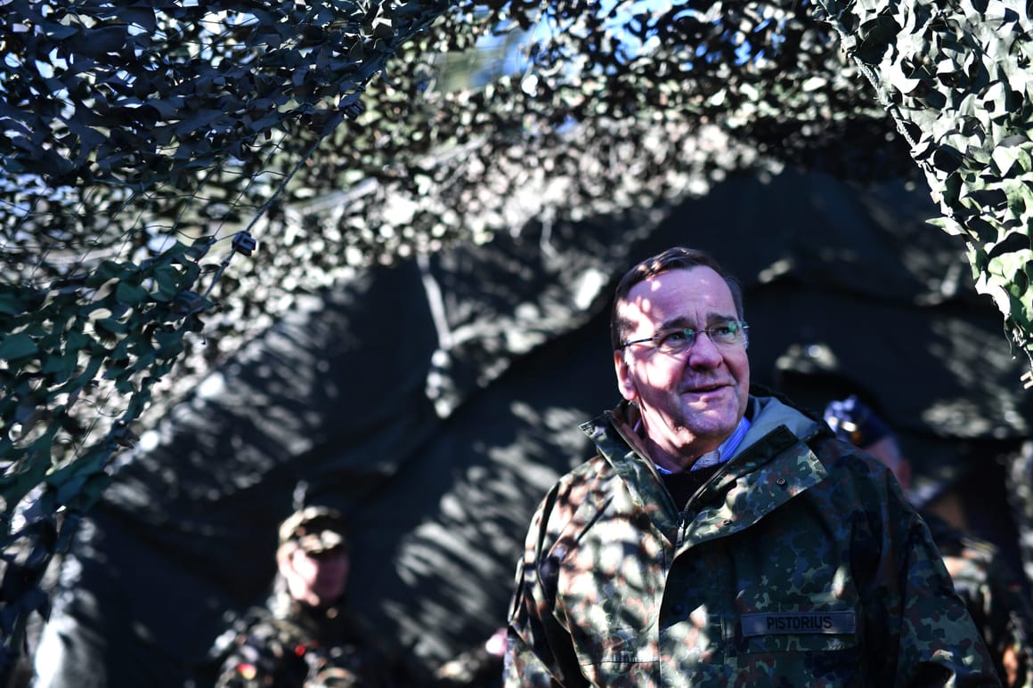 Defence Minister Pistorius Visits Joint Support Service Of The Bundeswehr