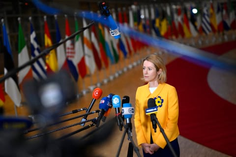 Kaja Kallas is ‘acting like a prime minister,’ critics of EU’s top diplomat say