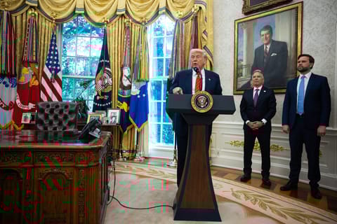 Trump unveils UK deal — with relief for cars and steel