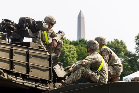 Americans think Trump’s big military parade is not a good use of government funds, poll shows