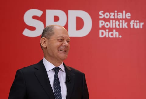 German Greens back coalition deal, paving Olaf Scholz's way to chancellery