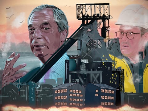 Nigel Farage is surging in Britain’s rust belt — and Labour is panicked